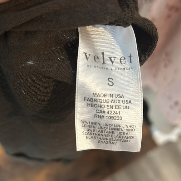 Velvet linen tshirt - Picture 4 of 7